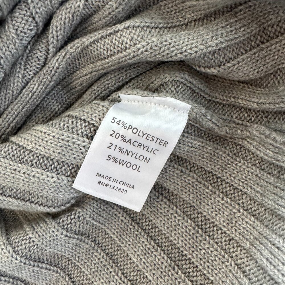 Tularosa Ribbed Hi-Neck Sweater Grey - Picture 8 of 9